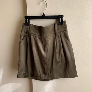 Metallic Mini Skirt